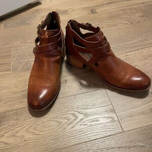 Women’s Kork Ease Brown Leather Booties